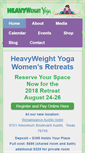 Mobile Screenshot of heavyweightyoga.com